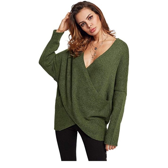 Sweaters - Criss crossed sweater